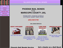 Tablet Screenshot of maricopacounty.tallinibailbonds.com